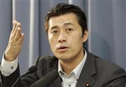 細野豪志原発事故担当相グループインタビュー=8日午後、東京都千代田区(瀧誠四郎撮影)