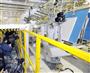 パナソニック尼崎工場のプラズマテレビのパネル製造ライン＝兵庫県尼崎市