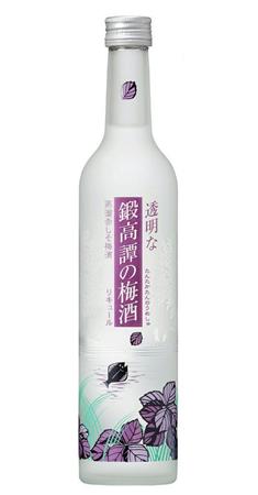 【新商品】合同酒精「透明な鍛高譚の梅酒」