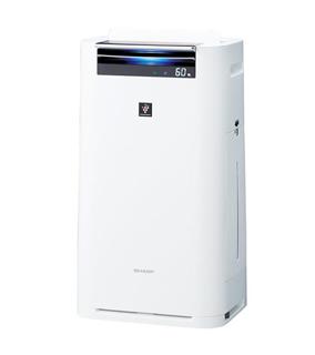 シャープが10月下旬に発売する加湿空気清浄機。プラズマクラスター搭載製品で、中央にはそれとわかる共通マークが貼られている(同社提供) シャープが10月下旬に発売する加湿空気清浄機。プラズマクラスター搭載製品で、中央にはそれとわかる共通マークが貼られている(同社提供)