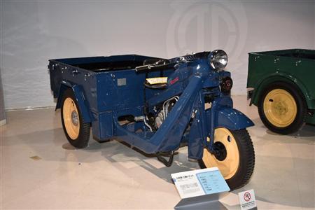 ＧＢ型３輪トラック。戦後の操業再開で作られたモデル。マツダミュージアム