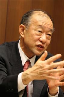 東日本大震災の際にJR貨物社長だった小林正明特別顧問=東京都渋谷区のJR貨物本社 東日本大震災の際にJR貨物社長だった小林正明特別顧問=東京都渋谷区のJR貨物本社