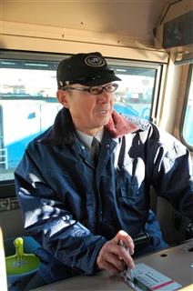 磐越西線で石油列車を運行した遠藤文重運転士 磐越西線で石油列車を運行した遠藤文重運転士