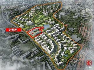 住宅と商業施設を中心とした複合開発事業のイメージ