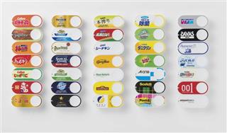 アマゾンジャパンが新たに追加した「アマゾン・ダッシュ・ボタン」。ボタンを押すだけで注文が可能だ アマゾンジャパンが新たに追加した「アマゾン・ダッシュ・ボタン」。ボタンを押すだけで注文が可能だ