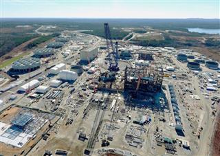 V・Cサマー原発の建設現場(電力会社のSCE&G提供・共同) V・Cサマー原発の建設現場(電力会社のSCE&G提供・共同)