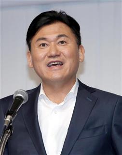 楽天会長兼社長の三木谷浩史氏=2月10日、大阪市北区 楽天会長兼社長の三木谷浩史氏=2月10日、大阪市北区