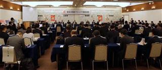 福井市のユアーズホテルフクイで開かれた第9回昇龍道プロジェクト推進協議会 福井市のユアーズホテルフクイで開かれた第9回昇龍道プロジェクト推進協議会