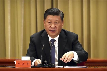 中国の習近平国家主席＝１月２日、北京（ＡＰ）