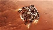火星探査ローバー「パーセヴェランス」の着陸（NASA/JPL-Caltech）