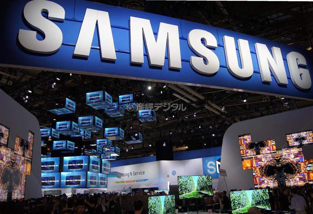 ＣＥＳのサムスン電子のブース＝米ラスベガス