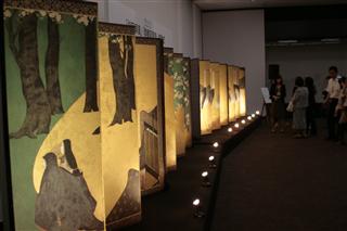 東京都美術館でキヤノン「綴プロジェクト」の寄贈式