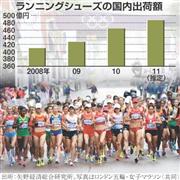 ランニングシューズの国内出荷額
