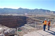 モリコープ社のレアアース採掘場＝１１月１２日、米カリフォルニア州マウンテンパス