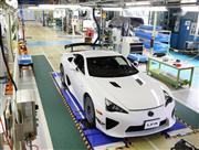 トヨタ自動車は、高級スポーツカー「レクサスＬＦＡ」の生産を終了した（同社提供）