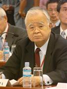 ミャンマー政府要人との意見交換に臨む経団連の米倉弘昌会長＝６日、ネピドー