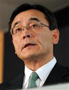 決算などを発表する富士通の山本正已社長＝７日、東京都港区