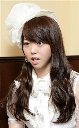 スキャンダル発覚前の峯岸みなみさん＝１月２１日（山田俊介撮影）