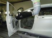 ホンダが埼玉製作所寄居工場で新たに導入する新塗装技術のテスト風景