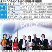 主なＬＣＣ各社の今後の新路線・事業計画