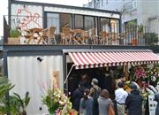 東京・南青山に期間限定でオープンしたレストラン「キユーピー３分クッキング南青山三丁目キッチン」＝東京都港区