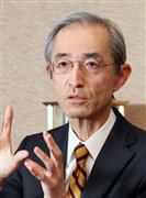 インタビューに答える平野信行・三菱ＵＦＪフィナンシャル・グループ社長