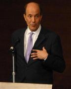 経済同友会の全国セミナーで講演するルース駐日米大使＝23日、岩手県盛岡市のホテル、早坂礼子撮影