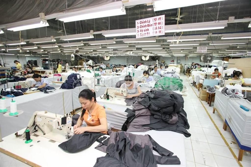 ベトナムにある帝人の縫製工場