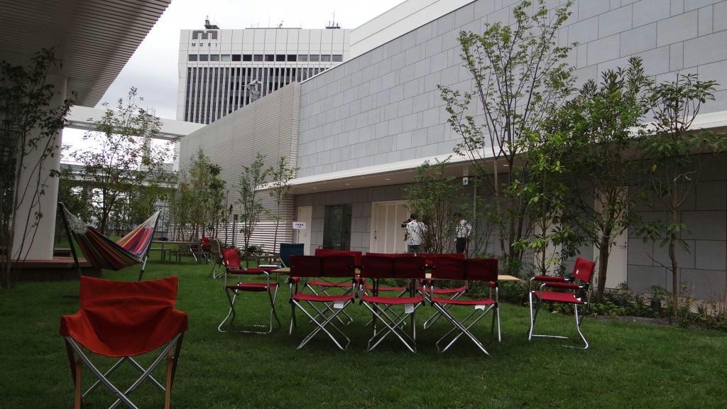 「アークヒルズサウスタワー」屋上にある都心最大規模の屋上庭園＝東京都港区