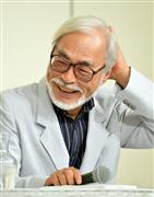 スタジオジブリ・宮崎駿監督引退記者会見会見する宮崎駿監督＝東京・吉祥寺(撮影：今井正人)