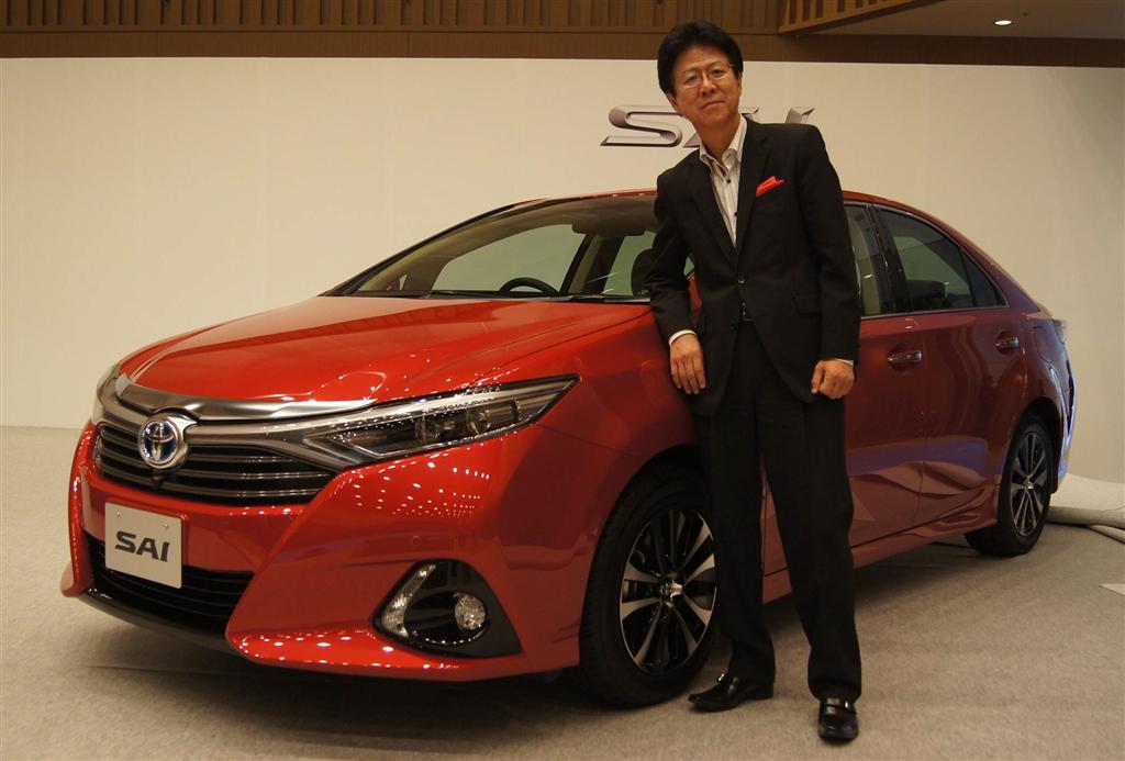 トヨタ自動車が８月２９日に発売したハイブリッド車「サイ」を紹介する製品企画本部ＺＣ主査の加藤亨氏