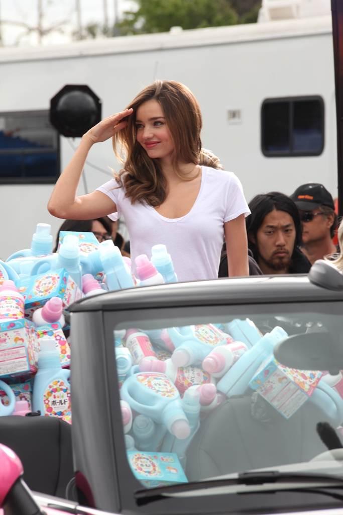 Ｐ＆Ｇの柔軟剤入り衣料用洗剤「ボールド」の新ＣＭキャラクターを務めるミランダ・カー