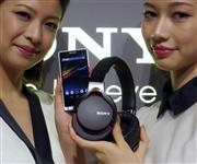 生の音質にこだわったソニーのオーディオ新製品＝２６日、東京都品川区