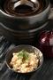 シメは釜で焚いた京都ならではの「ちりめん山椒釜飯」で