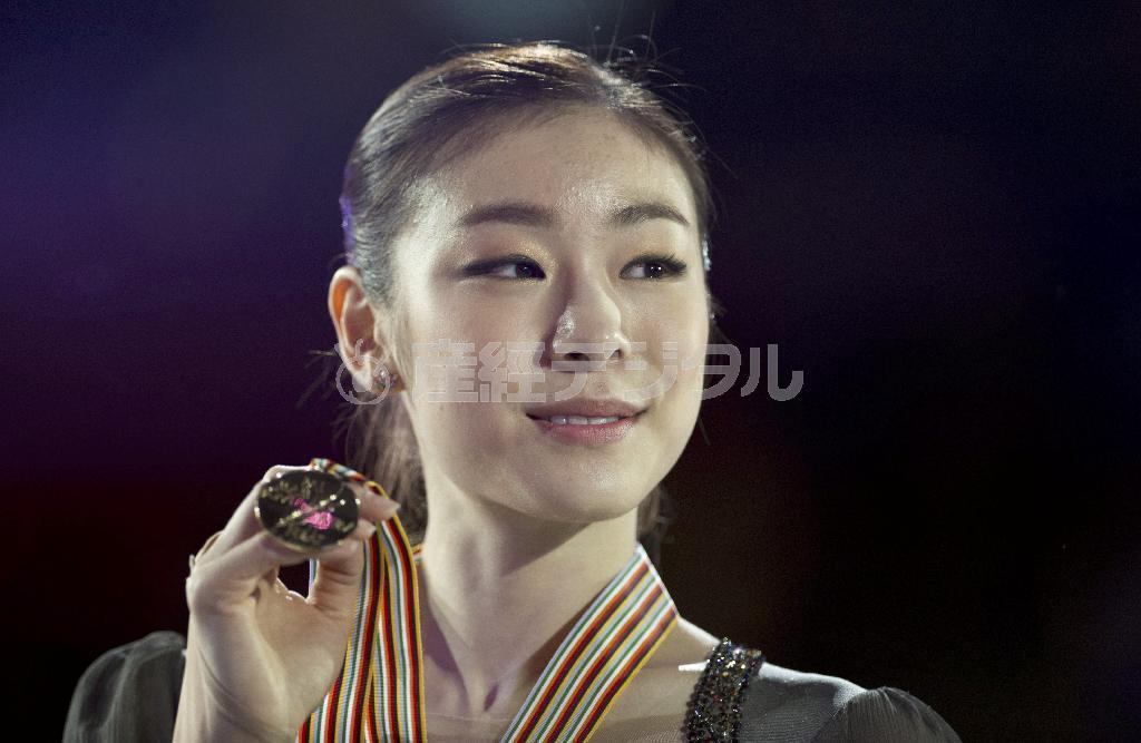 韓国の女子フィギュアスケートのキム・ヨナ選手。韓国ではスポーツ、教育などあらゆる場面で過度な競争社会ができている（ＡＰ）