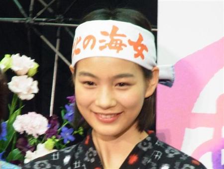 ＮＨＫ連続テレビ小説「あまちゃん」のヒロイン、アキを演じた女優の能年玲奈さん（２０１３年１月１８日撮影）