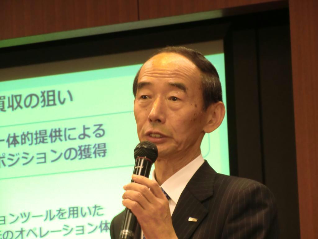 ＮＴＴコムの有馬彰社長