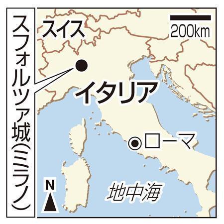 イタリア・ミラノの観光名所、スフォルツァ城