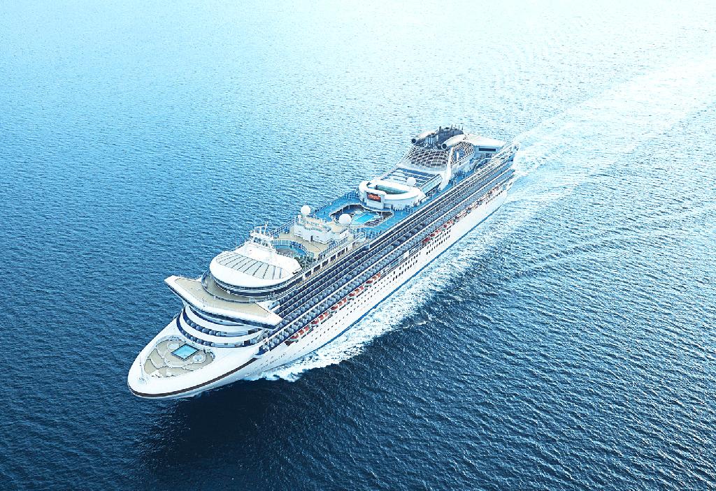 プリンセス・クルーズが来年４月に日本市場に投入する客船「ダイヤモンドプリンセス」