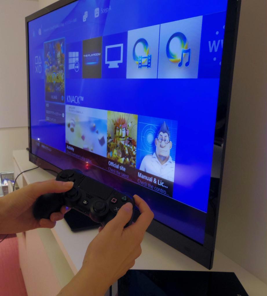 「ＰＳ４」＝１８日、東京都港区（米沢文撮影）