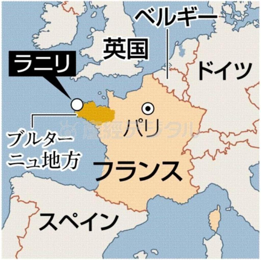 フランス・ブルターニュ地方のラニリ