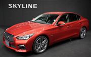 日産自動車が発表した、新型スカイライン