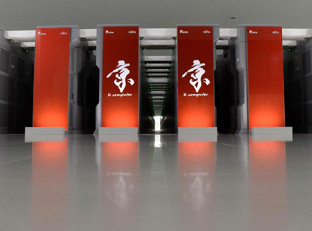 スーパーコンピューター「京」＝神戸市中央区（甘利慈撮影）