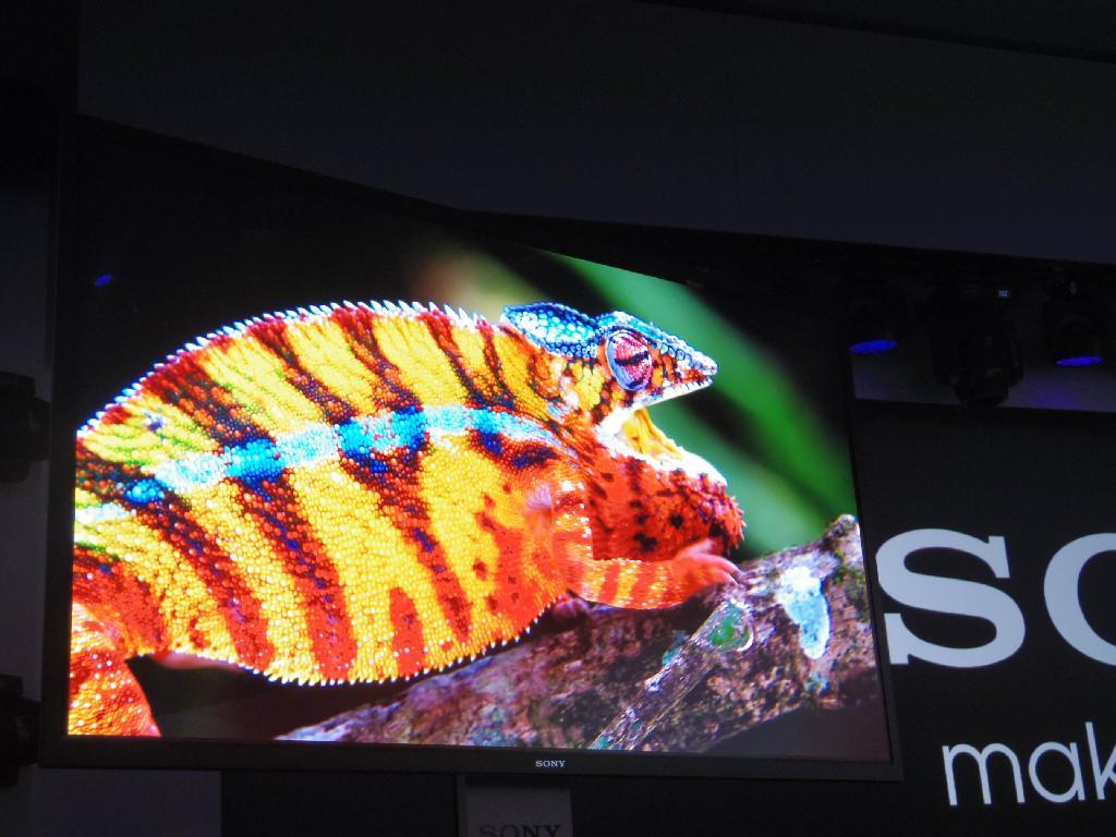４Ｋ対応のソニー製有機ＥＬテレビ