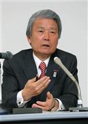 経団連次期会長に決まった東レの榊原定征（さだゆき）会長＝２０１３年３月７日、東京都内（小野淳一撮影）