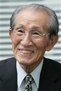 産経新聞のインタビューに答える小野田寛郎さん＝２００８年６月、東京・大手町（中井誠撮影）