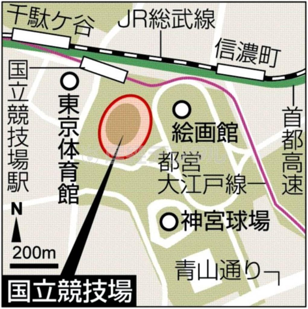 東京都新宿区・国立競技場