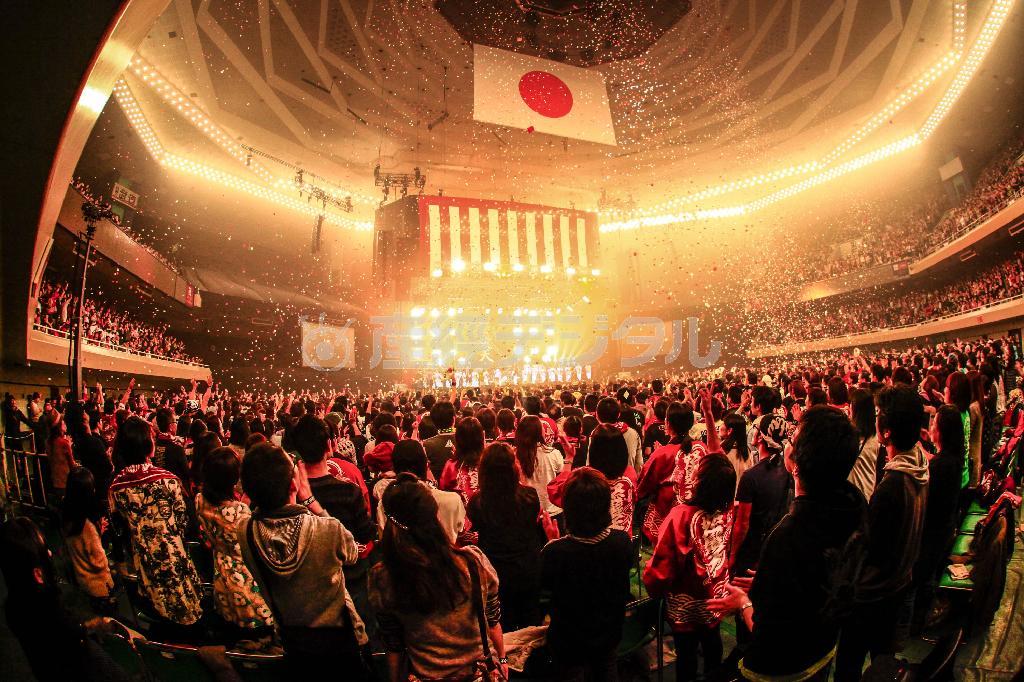 今年で結成３０周年を迎えた怒髪天。初の武道館公演を開催＝２０１４年１月１２日（提供写真）