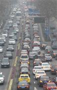 春節の連休期間中、深刻化する中国の交通渋滞（中国新聞社２０１３年２月１４日撮影）
