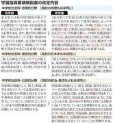 ＜学習指導要領解説書の改定内容＞＿＿中学校社会科・地理的分野（高校の地理もほぼ同じ）＝２０１４年１月２８日